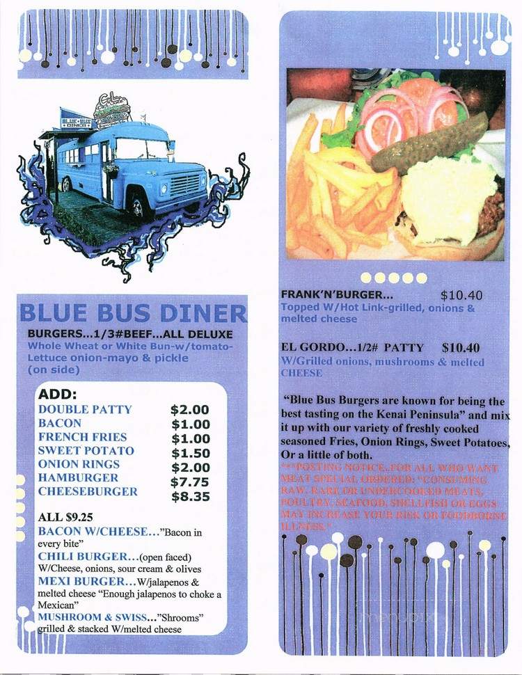 Blue Bus - Anchor Point, AK