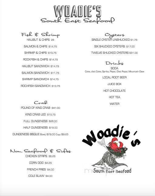 Woadie's South East Seafood - Skagway, AK