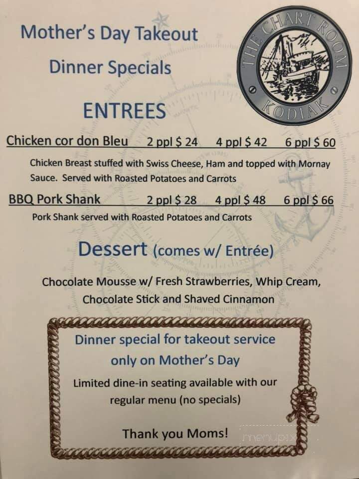 Chart Room Restaurant - Kodiak, AK