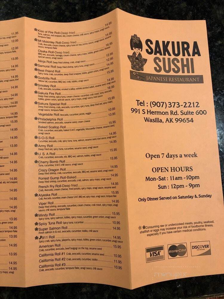 Sakura Sushi - Wasilla, AK