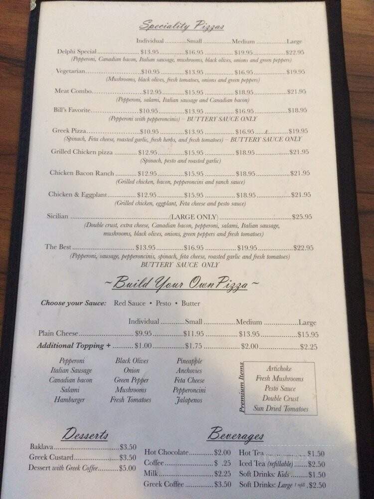 Pizzaria Delphi - Palmer, AK