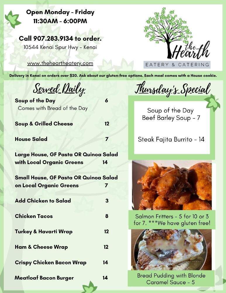 The Hearth Eatery & Catering - Kenai, AK