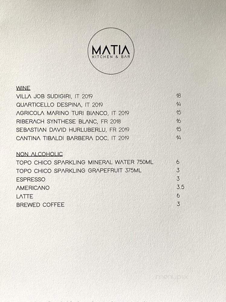 Matia Kitchen & Bar - Eastsound, WA