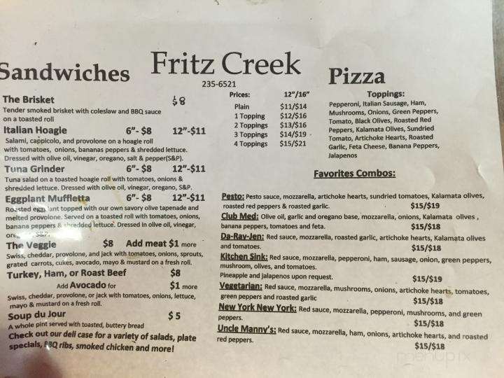 Fritz Creek Pizza - Homer, AK